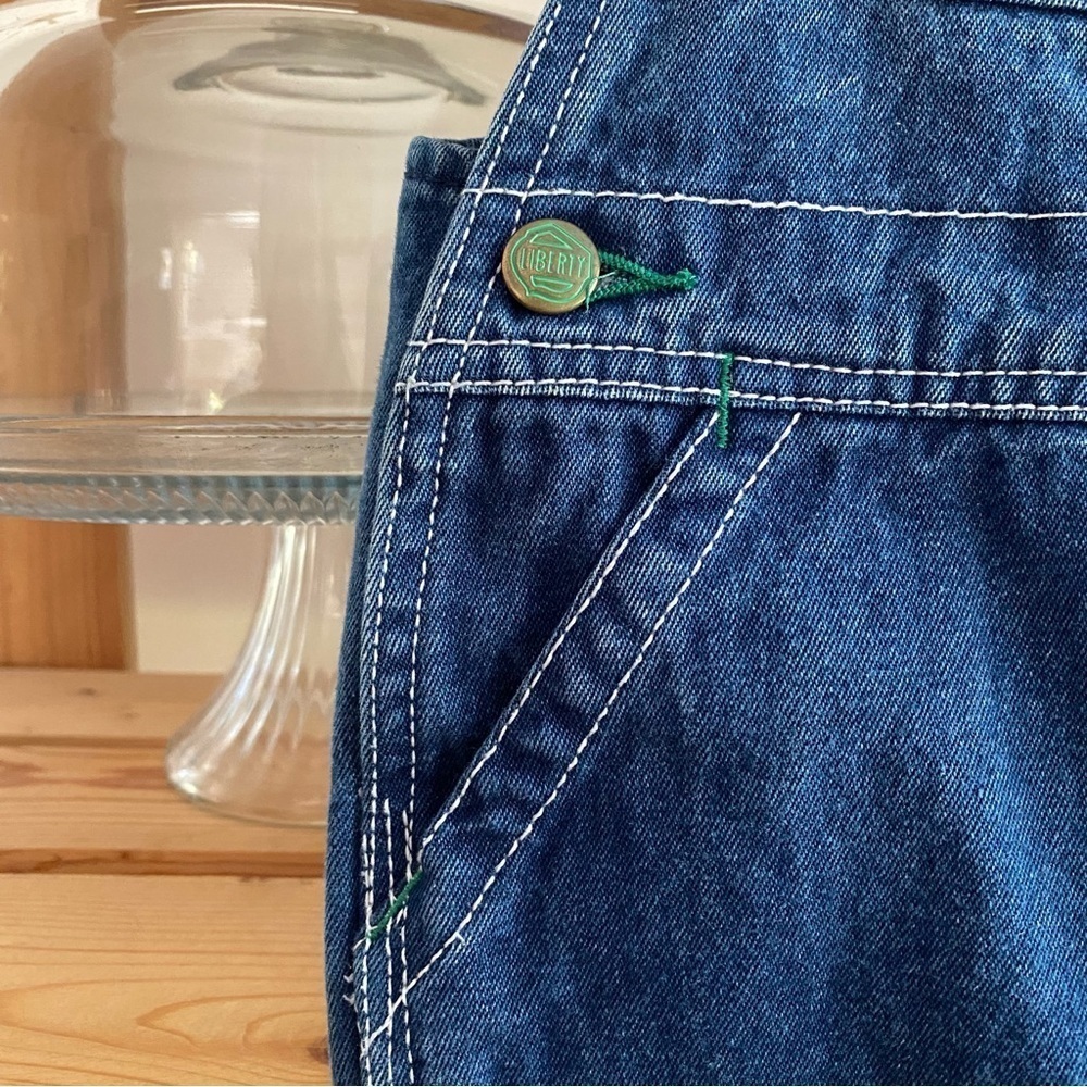 Liberty Youth Denim Overalls Bibs - Picture 10 of 14